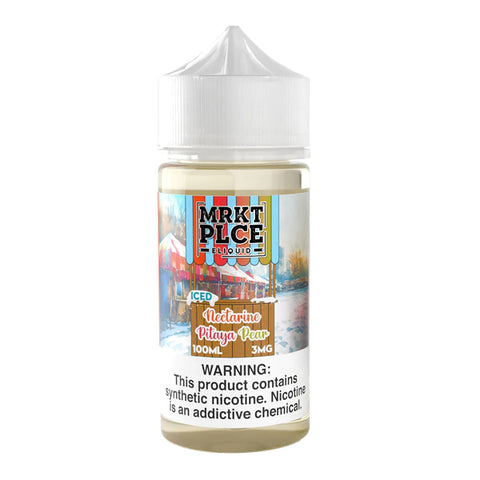 Iced Nectarine Pitaya Pear by MRKT PLCE Series E-Liquid 100mL (Freebase) bottle