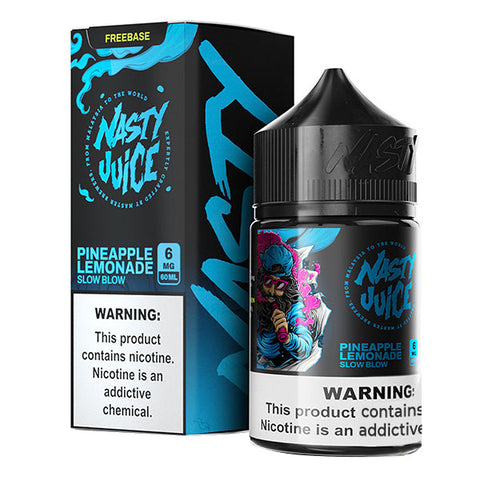 Slow Blow by Nasty Juice E-Liquid 60mL (Freebase) with Packaging