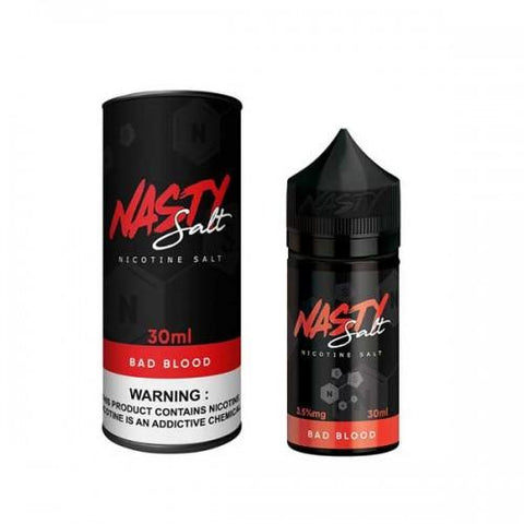 NASTY JUICE SALTS | Bad Blood 30ML eLiquid with packaging