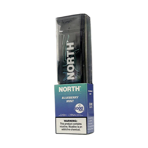 North Disposable 5000 Puffs 10mL 50mg blueberry mint
