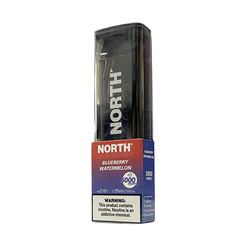 North Disposable 5000 Puffs 10mL 50mg blueberry watermelon