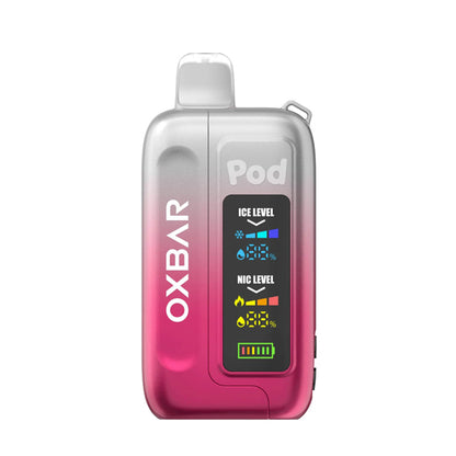 Oxbar Ice-Nic Control Pod Juice Disposable 35000 Puffs 14mL 50mg - Clear Crimson