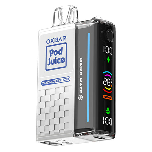 Oxbar Magic Maze 2.0 Pod Juice Edition Disposable 30000 puffs 13mL 50mg clear blue