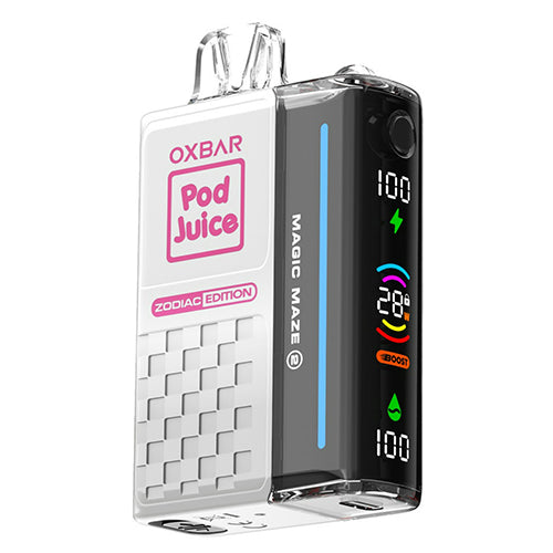 Oxbar Magic Maze 2.0 Pod Juice Edition Disposable 30000 puffs 13mL 50mg clear pink