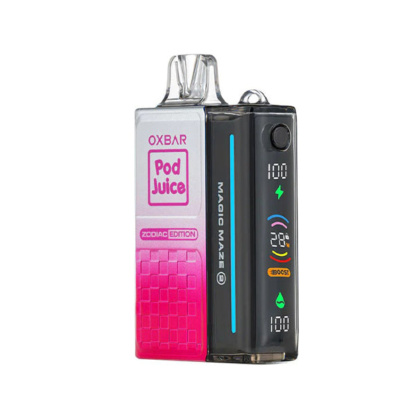 Oxbar Magic Maze 2.0 ZERO Nicotine Pod Juice - 30000 Puffs Disposable - 13mL 0mg - Strawberry Lolly