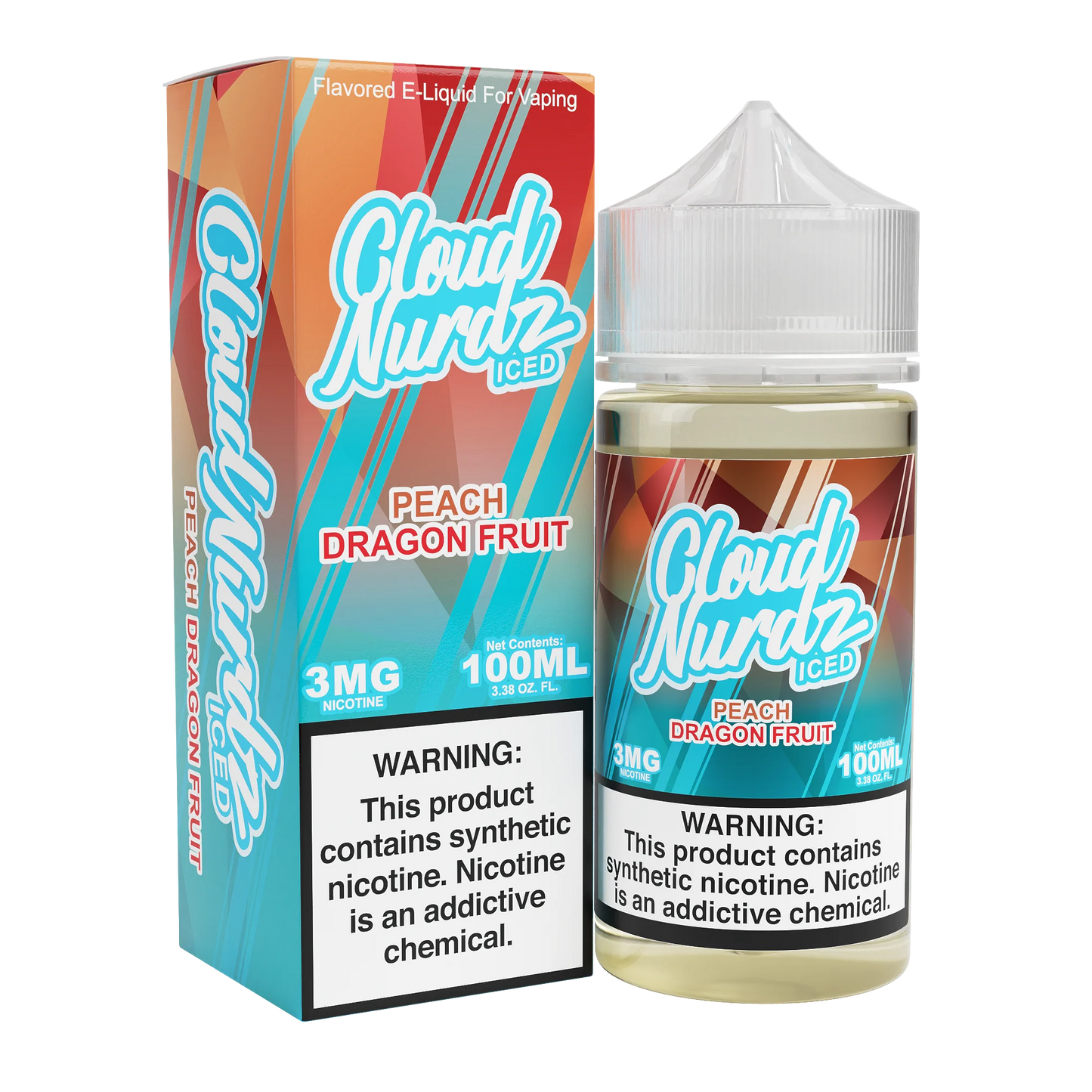 Peach Dragonfruit Iced by Cloud Nurdz TFN | | 100mL with packaging