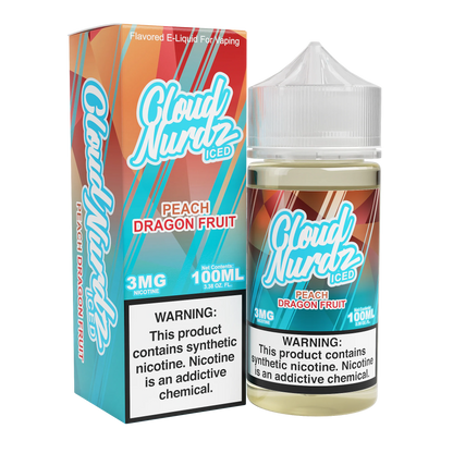 Peach Dragonfruit Iced by Cloud Nurdz TFN | | 100mL with packaging