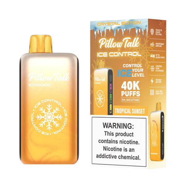 Pillow Talk IC40000 Disposable 40000 Puffs 20mL 50mg | Tropical Sunset with packaging