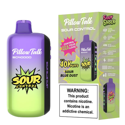 Pillow Talk SC40000 (Dispo) (40000Puff)(20mL) | Sour Blue Dust