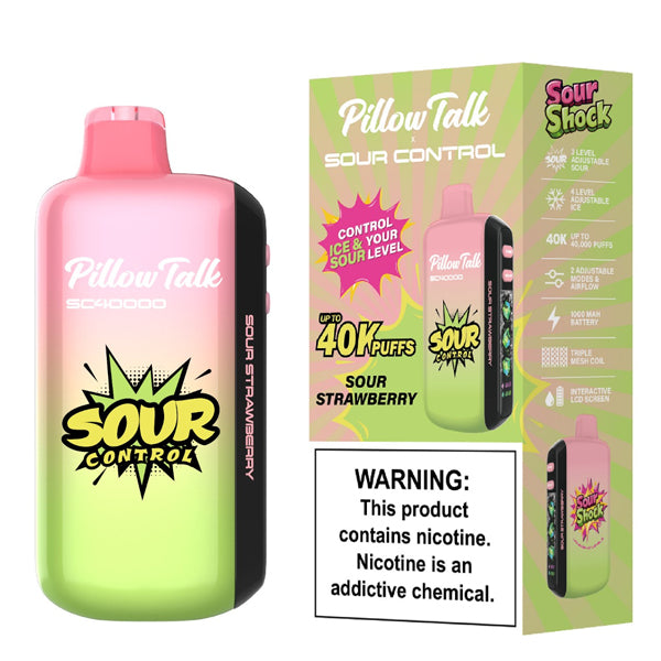 Pillow Talk SC40000 (Dispo) (40000Puff)(20mL) | Sour Strwberry