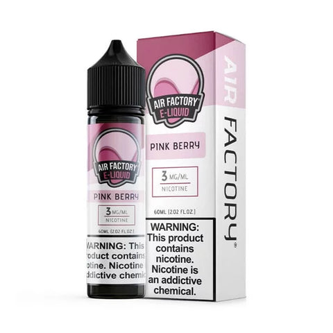 Pink Berry by Air Factory E-Juice 60mL 3mg bottle with packaging