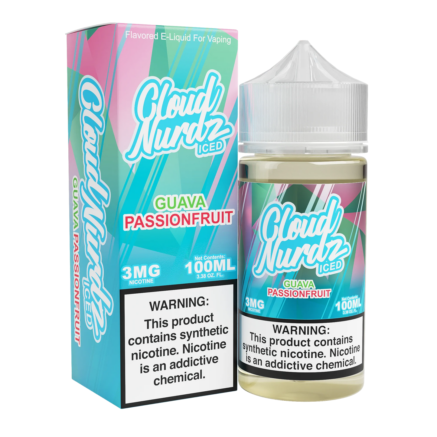 Guava Passionfruit (Pink Guava Iced) by Cloud Nurdz TFN | 0mg | 100mL