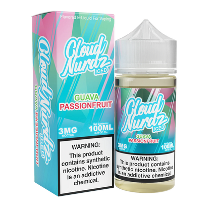 Guava Passionfruit (Pink Guava Iced) by Cloud Nurdz TFN | 0mg | 100mL