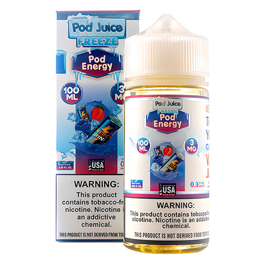 Pod Energy Freeze by Pod Juice TFN Series 100mL with Packaging
