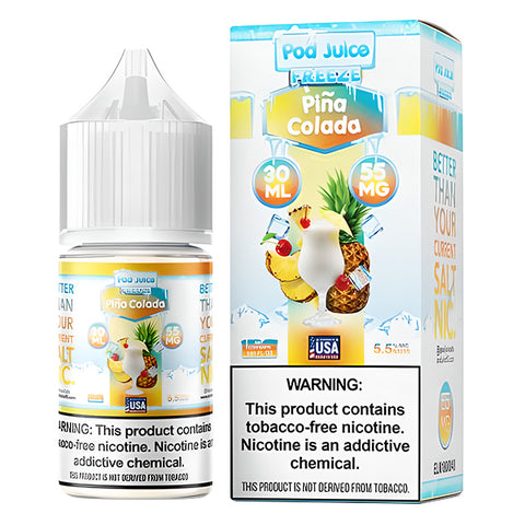 Pina Colada Freeze by Pod Juice TFN Salts Series 30mL with Packaging