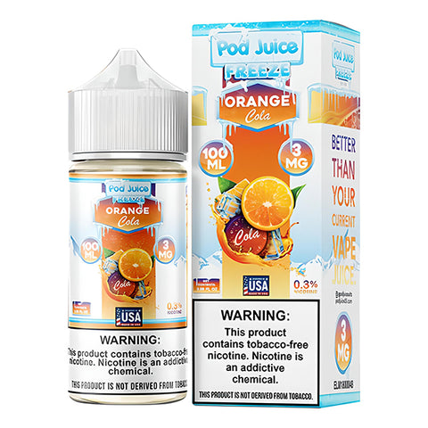 Orange Cola Freeze by Pod Juice TFN Series 100mL with Packaging