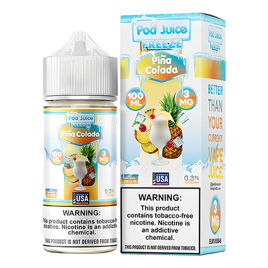 Pina Colada Freeze by Pod Juice TFN Series 100mL with Packaging