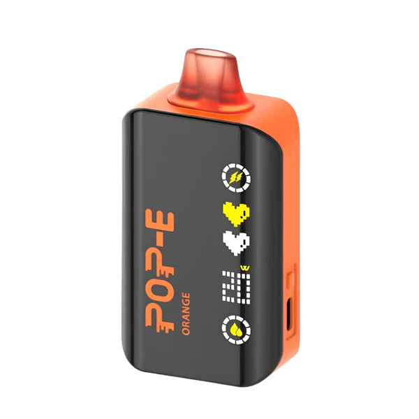 Pop-E 24K Disposable 24000 Puffs 22mL 50mg Orange