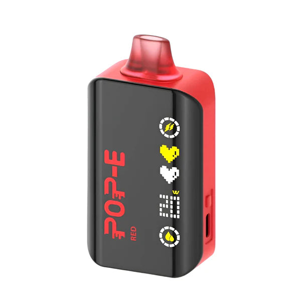 Pop-E 24K Disposable 24000 Puffs 22mL 50mg Red