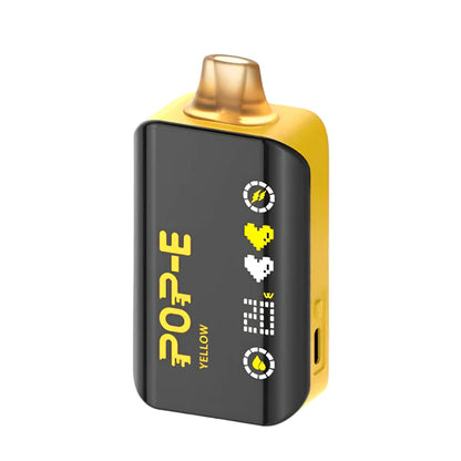 Pop-E 24K Disposable 24000 Puffs 22mL 50mg Yellow