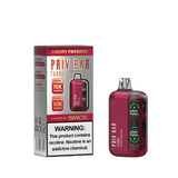 Priv Bar Turbo Disposable (16mL) 50mg cherry paradise with packaging