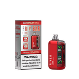 Priv Bar Turbo Disposable (16mL) 50mg watermelon chill with packaging