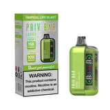 Priv Bar Turbo Disposable (16mL) 50mg tropical lime blast with packaging