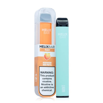 HelixBar Disposable Device - 600 Puffs Peach and Mint Group Photo