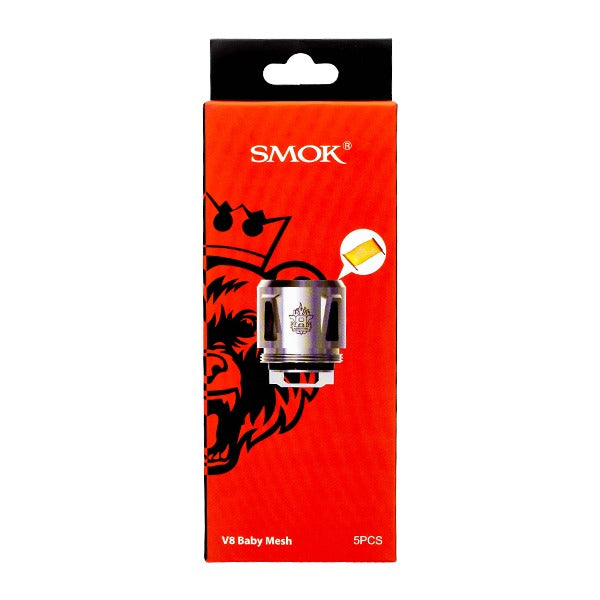 SMOK V8 Baby Prince Coils (Pack of 5) Baby Mesh 0 15ohm Packaging