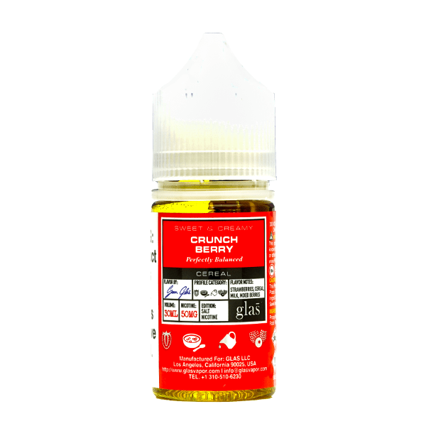 Crunch Berry by Glas BSX Salts TFN 30mL bottle