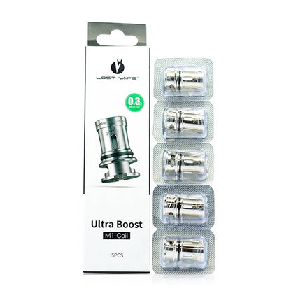 Lost Vape Ultra Boost Coils (5-Pack) m1 with packaging