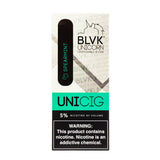BLVK Unicorn Unicig Disposable E-Cigs Spearmint with Packaging