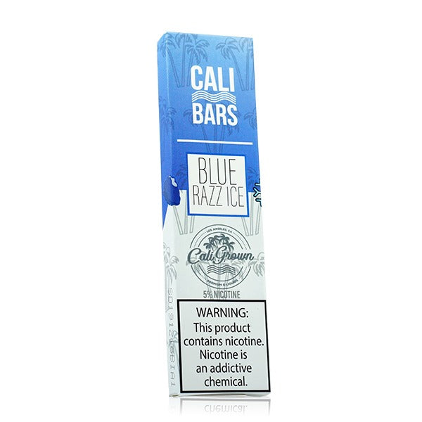 Cali Bars Disposable by Cali Grown | cPuffs | 1.3mL Blue Razz Ice with Packaging