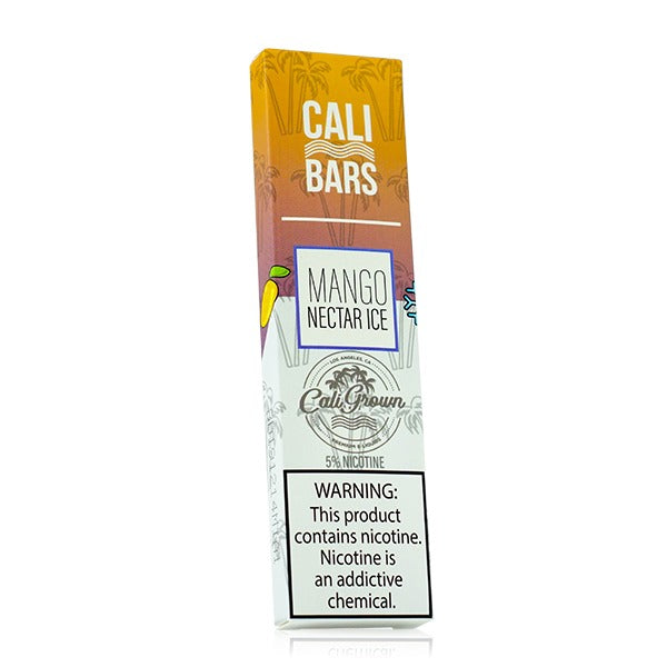 Cali Bars Disposable by Cali Grown | cPuffs | 1.3mL Mango Nectar Ice with Packaging