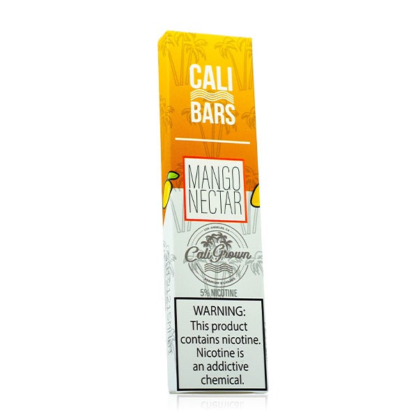 Cali Bars Disposable by Cali Grown | cPuffs | 1.3mL Mango Nectar with Packaging