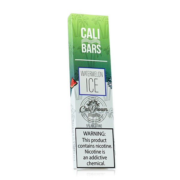 Cali Bars Disposable by Cali Grown | cPuffs | 1.3mL Watermelon Ice  with Packaging