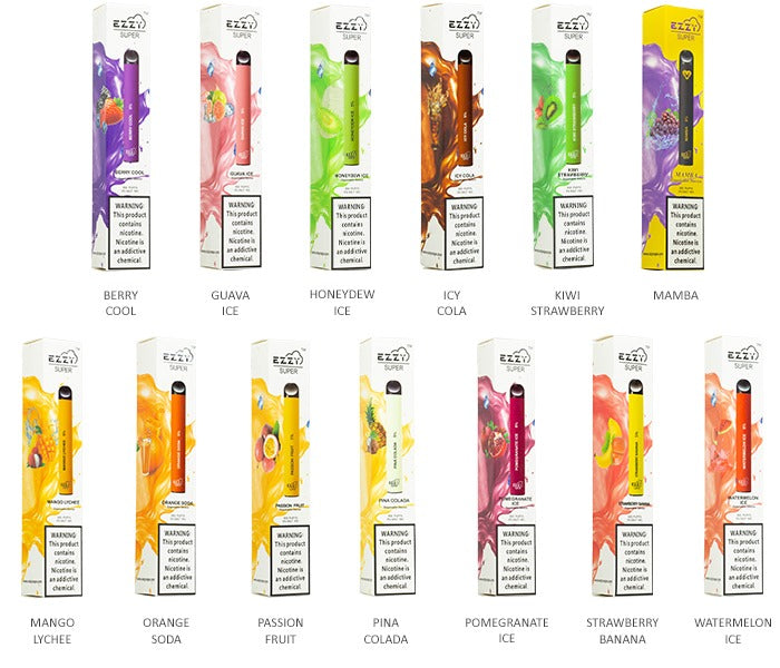 EZZY Super Disposable Device | 800 Puffs | 3.2mL group photo