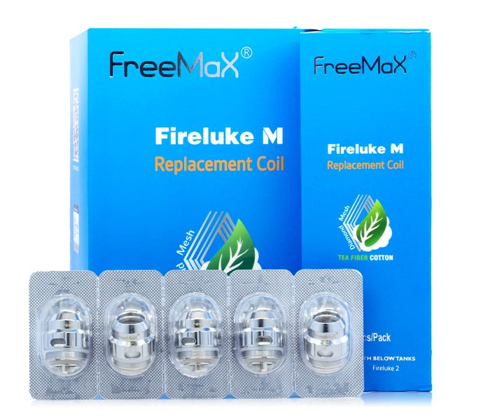 FreeMax TX Replacement Coils Fireluke 2 Tank (Pack of 5) Tx Mesh Coils  with Packaging