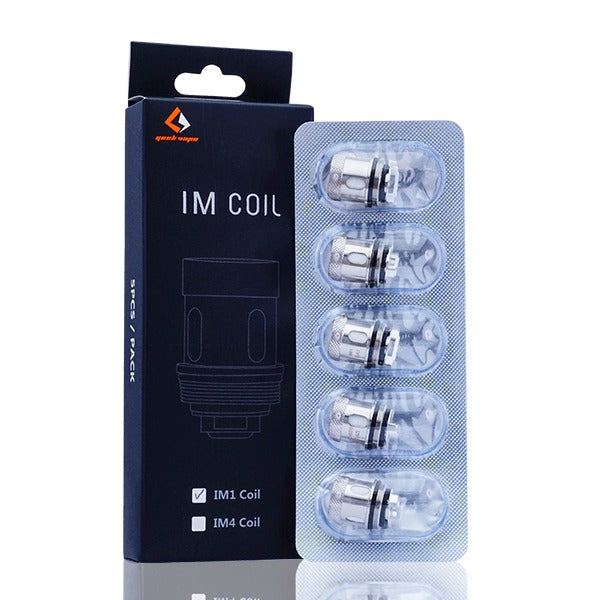 GeekVape Super Mesh & IM Replacement Coils (Pack of 5) IM1 Coil with Packaging