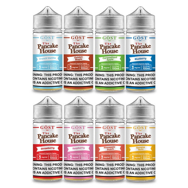  Pancake House Series E-Liquid 100mL (Freebase) group photo