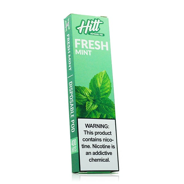 Hitt Go Disposable | 400 Puffs | 1.8mL Fresh Mint with Packaging