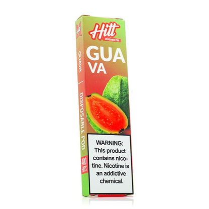 Hitt Go Disposable | 400 Puffs | 1.8mL Guava with Packaging