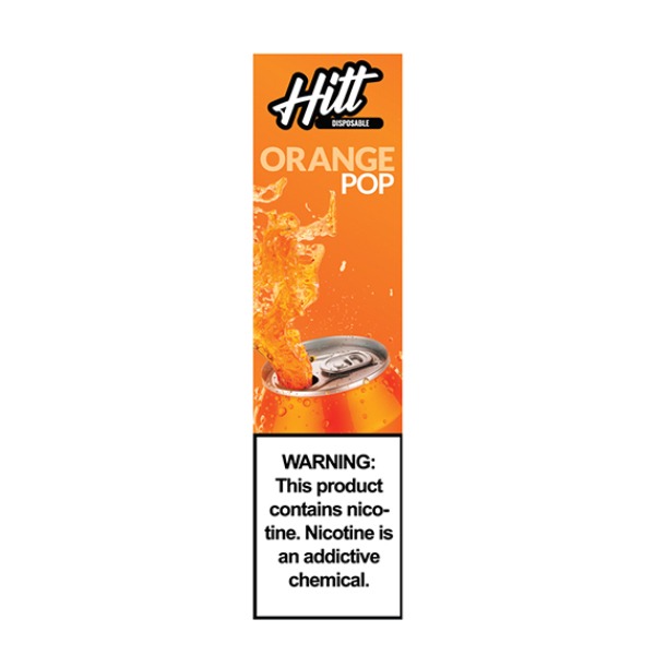 Hitt Go Disposable | 400 Puffs | 1.8mL Orange Pop with Packaging