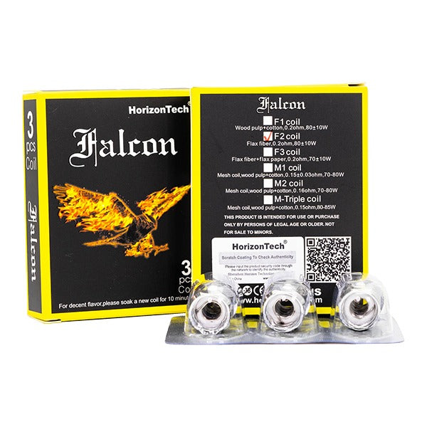 HorizonTech Falcon Coils (3-Pack) | F2 coil 0.2ohm with Packaging