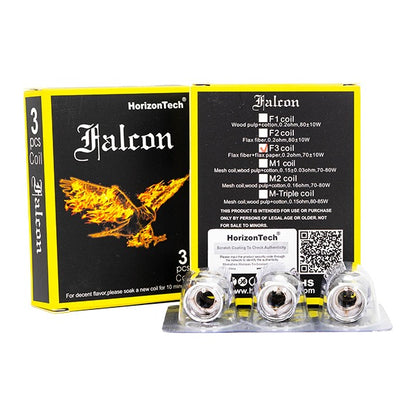 HorizonTech Falcon Coils (3-Pack) | F3 coil 0.2ohm with Packaging