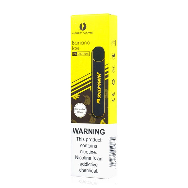 Lost Vape Mana Stick Disposable | 300 Puffs | 1.2mL Banana Ice with Packaging