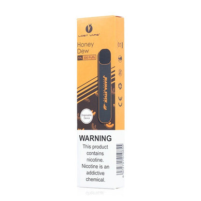 Lost Vape Mana Stick Disposable | 300 Puffs | 1.2mL Honey Dew with Packaging