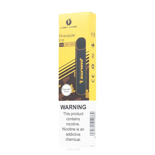 Lost Vape Mana Stick Disposable | 300 Puffs | 1.2mL Pineapple Ice with Packaging