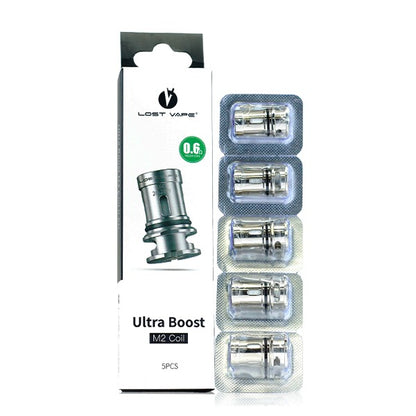 Lost Vape Ultra Boost Coils (5-Pack) m2 with packaging