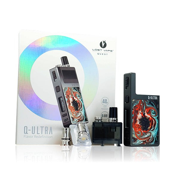 Lost Vape Orion Q-Ultra 40w Kit All Contents with Packaging